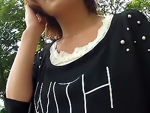 Nasty japanese Kaho Kasumi enjoys outdoor hard fuck