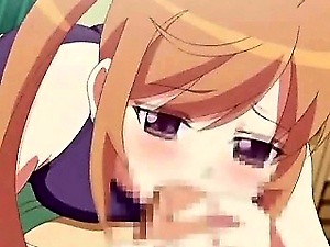 Anime cutie gets clit rubbed and sucking