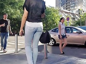 Blonde with small tight ass